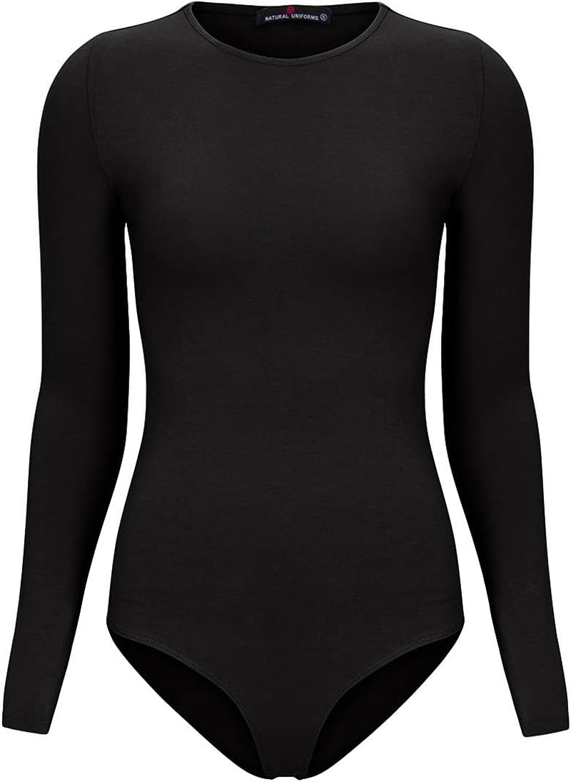 Long Sleeve Body Suit-Breathable Cotton Stretch