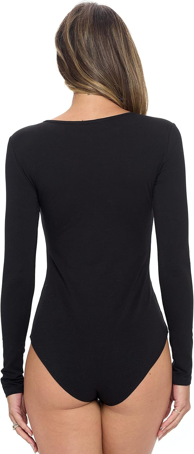 Long Sleeve Body Suit-Breathable Cotton Stretch